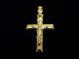 Златен кръст, 2.47гр. ,Бургас