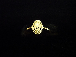 Златен дамски пръстен, 0.92гр. ,Айтос