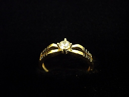 Златен дамски пръстен, 1.61гр. ,Бургас