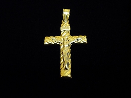 Златен кръст, 1.84гр. ,Бургас
