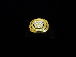 Златен мъжки пръстен, 3.37гр. ,Карнобат