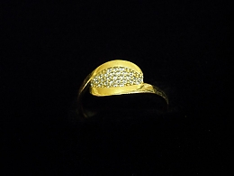 Златен дамски пръстен, 1.34гр. ,Ямбол