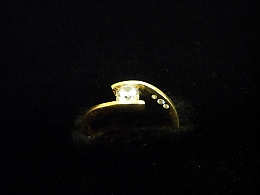 Златен дамски пръстен, 1.54гр. ,Ямбол