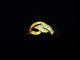 Златен дамски пръстен, 1.69гр. ,Бургас