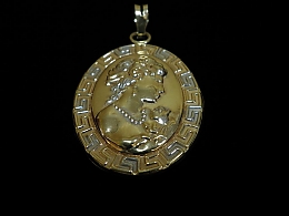 Златен медальон, 2.37гр. ,Пловдив