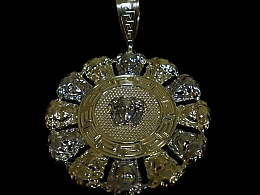 Златен медальон, 5.87гр. ,Несебър