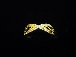 Златен дамски пръстен, 2.21гр. ,Айтос