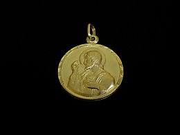 Златен медальон, 2.73гр. ,Нова Загора