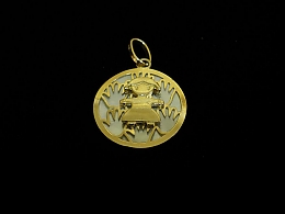 Златен медальон, 1.73гр. ,Бургас