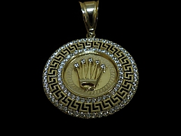 Златен медальон, 5.87гр. ,Несебър