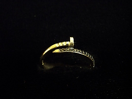 Златен дамски пръстен, 1.73гр. ,Нова Загора