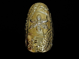 Златен дамски пръстен, 3.69гр. ,Бургас