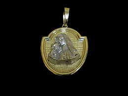 Златен медальон, 3.79гр. ,Поморие