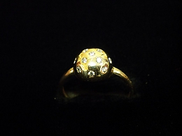 Златен дамски пръстен, 1.94гр. ,Средец