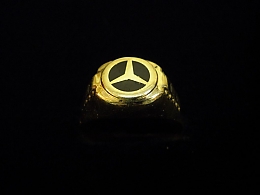 Златен мъжки пръстен, 3.43гр. ,Сливен