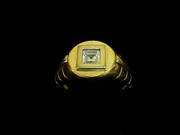 Златен мъжки пръстен, 6.52гр. ,Бургас