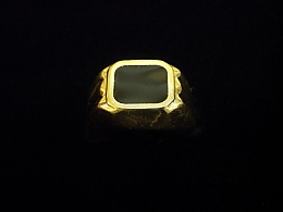Златен мъжки пръстен, 3.84гр. ,Бургас