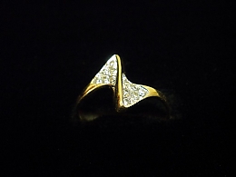 Златен дамски пръстен, 1.92гр. ,Бургас