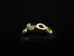 Златен дамски пръстен, 1.37гр. ,Бургас