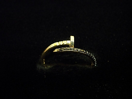 Златен дамски пръстен, 1.71гр. ,Бургас