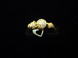 Златен дамски пръстен, 1.81гр. ,Бургас