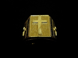 Златен мъжки пръстен, 9.82гр. ,Бургас