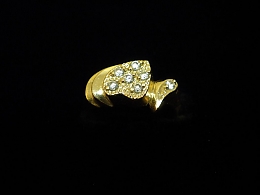 Златен дамски пръстен, 3.87гр. ,Айтос