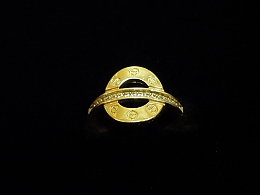 Златен дамски пръстен, 2.07гр. ,Бургас