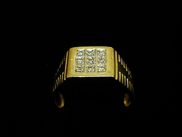 Златен мъжки пръстен, 4.86гр. ,Ямбол