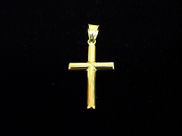 Златен кръст, 0.61гр. ,Бургас