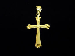 Златен кръст, 0.88гр. ,Бургас