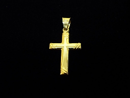 Златен кръст, 0.68гр. ,Бургас