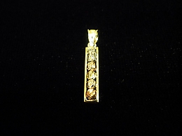 Златен медальон, 0.94гр. ,Бургас