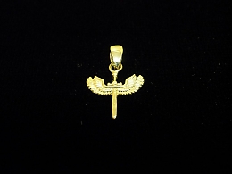 Златен медальон, 0.54гр. ,Бургас