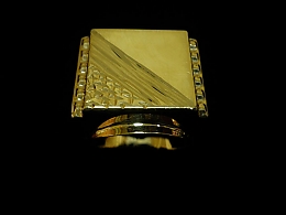 Златен мъжки пръстен, 7.64гр. ,Бургас