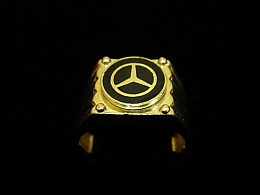 Златен мъжки пръстен, 6.39гр. ,Карнобат