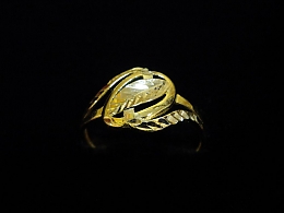 Златен дамски пръстен, 1.62гр. ,Бургас