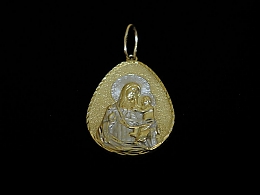 Златен медальон, 3.49гр. ,Стара Загора