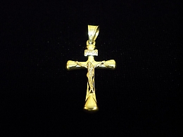 Златен кръст, 0.95гр. ,Бургас