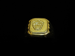 Златен мъжки пръстен, 2.68гр. ,Бургас