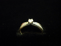 Златен дамски пръстен, 1.44гр. ,Бургас