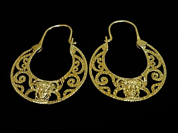 Златни обеци, 4.95гр. ,Карнобат