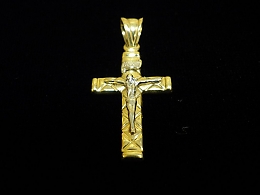 Златен кръст, 1.83гр. ,Бургас