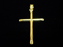Златен кръст, 1.48гр. ,Бургас