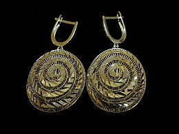 Златни обеци, 5.83гр. ,Бургас