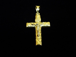 Златен кръст, 1.97гр. ,Бургас