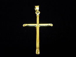 Златен кръст, 1.35гр. ,Бургас