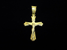 Златен кръст, 1.32гр. ,Средец