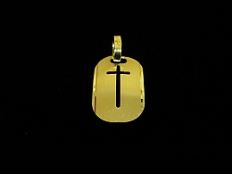 Златен медальон, 0.84гр. ,Бургас