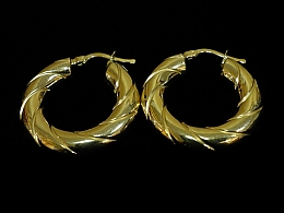 Златни обеци, 4.62гр. ,Бургас